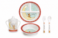 Rêver d'Être une Star ("Wish on a Star") 5-Piece Children's French Dinnerware Set