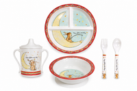 Rêver d'Être une Star ("Wish on a Star") 5-Piece Children's French Dinnerware Set